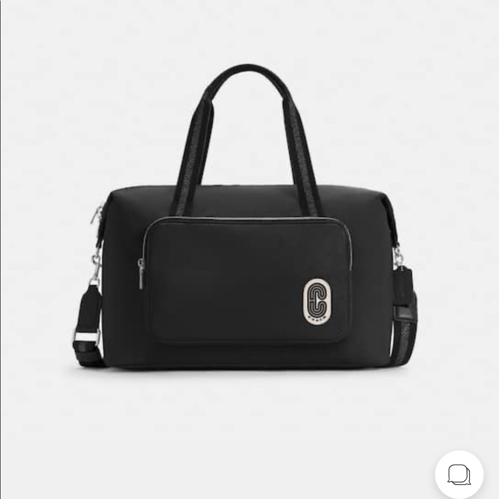 NWT- Coach Court Nylon and leather Weekend  Bag